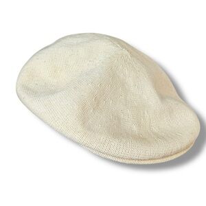 Kangol Cream Men's Hat driving cap flat men women unisex small preppy classic